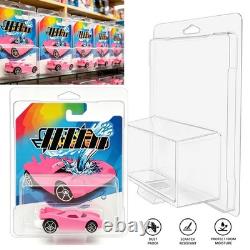 100PCS Clear Protector Case Display Case Storage For HW Model Toy Cars