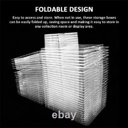 100PCS Clear Protector Case Display Case Storage For HW Model Toy Cars