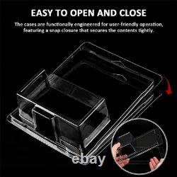100PCS Clear Protector Case Display Case Storage For HW Model Toy Cars