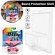 100pcs Clear Protector Case Display Case Storage For Hot Wheels Model Toy Cars