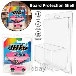 100PCS Clear Protector Case Display Case Storage For Hot Wheels Model Toy Cars