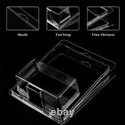100PCS Clear Protector Case Display Case Storage For Hot Wheels Model Toy Cars