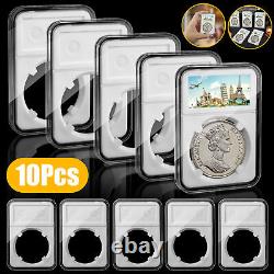 100 38mm Coin Slab Display Case Storage for MORGAN, PEACE, IKE SILVER DOLLAR USA