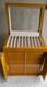 100 Slot 10 Layer Wood Pen Display Case Natural Wood Nos Veneer Chipped