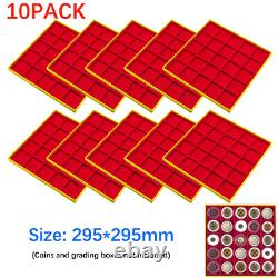 10PC Cardboard Display Storage Box Case for 25Certified Coins Storage collection