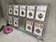 10 Grids Crystal Acrylic Display Frame Show Case Storage Box For Ngc/pcgs Holder