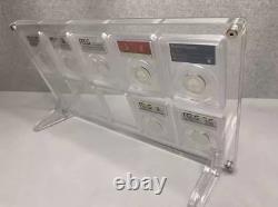 10 Grids Crystal Acrylic Display Frame Show Case Storage Box For NGC/PCGS Holder