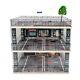 118 Scale 3-tiers Model Car Display Case With Parking Lot Scene For