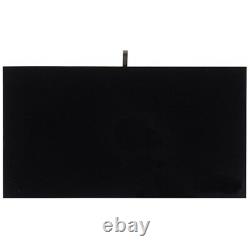 12 Black Glass Lid Utility Jewelry Hobby Display Storage Sales Cases with Pads