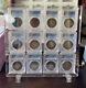 12 Grid Acrylic Display Frame Show Case Storage Box For Ngc/pcgs/icg Coin Holder