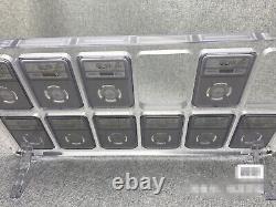 12 Grids Acrylic Display Frame Show Case Storage Box For NGC/PCGS Coin Holder