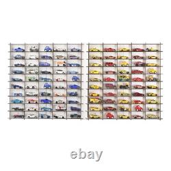 164 Diecast Car Display Shelf Wall Mounted 200 Car Storage Case for Collectors