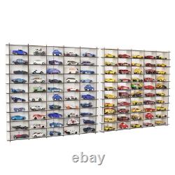 164 Diecast Car Display Shelf Wall Mounted 200 Car Storage Case for Collectors