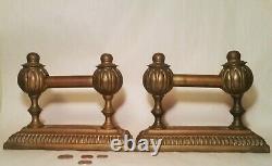 1800s DEPT. STORE DISPLAY CASE shelf riser antique cast iron brass vtg glass art