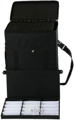 180 Pair Eyeglasses Storage Trolley Optical Frame Bag Box Organizer Display Case