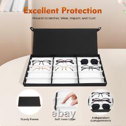180 Pair Eyeglasses Storage Trolley Optical Frame Bag Box Organizer Display Case
