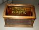 1890's Wood Store Counter Display Case- Hickory Elastic-sewing-clothing-org 13