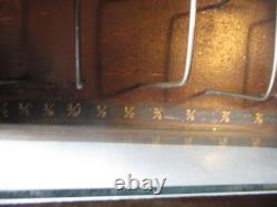 1890's Wood Store Counter Display Case- Hickory Elastic-sewing-clothing-org 13