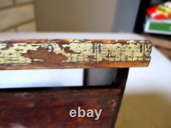 1890's Wood Store Counter Display Case- Hickory Elastic-sewing-clothing-org 13