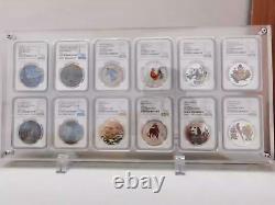 18 Slab Acrylic Display Frame Show Case Storage Box For NGC/PCGS/ICG Coin Holder