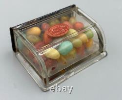1913 Store Display SHOW CASE Figural Glass CANDY CONTAINER Antique E&A 177