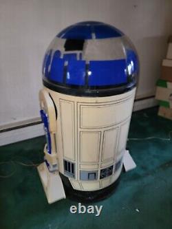 (1999) Star Wars 50 R2D2 PEPSI Cooler-Store Rolling Display Case Collectible