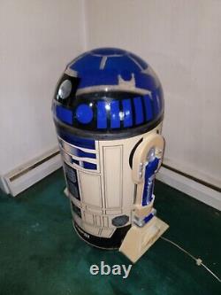 (1999) Star Wars 50 R2D2 PEPSI Cooler-Store Rolling Display Case Collectible