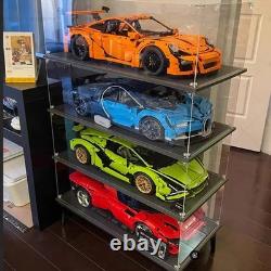 1-10PCS Display Case for 118 Diecast Car Model Storage Box Dust Proof Glue Free