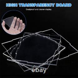 1-20x Clear Display Case Storage Box Dustproof For 124 Scale Diecast Model Cars