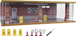 1/24 Scale Model Car Display Case with Light, 1 24 Diecast Cars Storage Cases