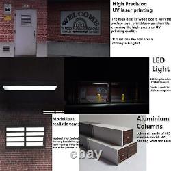 1/24 Scale Model Car Display Case with Light, 1 24 Diecast Cars Storage Cases