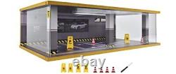 1/24 Scale Model Car Display Case with Light, 1 24 Diecast Cars Storage Cases in