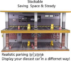 1/24 Scale Model Car Display Case with Light, 1 24 Diecast Cars Storage Cases in