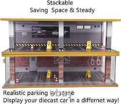 1/24 Scale Model Car Display Case with Light, 1 24 Diecast Cars Storage Cases in