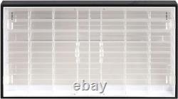 1/64 Scale Diecast Car Display Case 56 Slot Wall Mount Cabinet with UV Protect