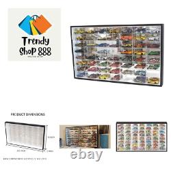 1/64 Scale Toy Cars Hot Die-cast Wheels Matchbox Display Case Storage Cabinet