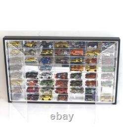 1/64 Scale Toy Cars Hot Die-cast Wheels Matchbox Display Case Storage Cabinet 56