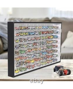 1/64 Scale Toy Cars Hot Die-cast Wheels Matchbox Display Case Storage Cabinet 56