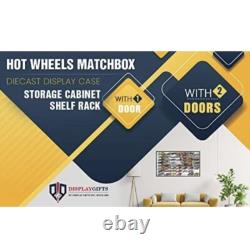 1/64 Scale Toy Cars Hot Die-cast Wheels Matchbox Display Case Storage Cabinet 56