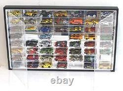 1/64 Scale Toy Cars Hot Diecast Wheels Matchbox Display Case Storage Diecast Cab