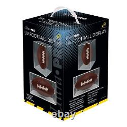 1 Case of 6 Ultra Pro Football Holders Display Cases UV SAFE Storage Protection