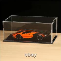 1pc Clear self assembled acrylic display box dustproof storage display cabinet