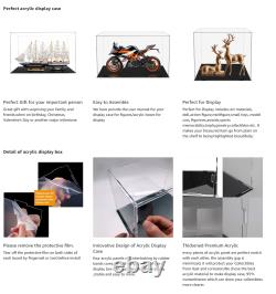 1pc Clear self assembled acrylic display box dustproof storage display cabinet
