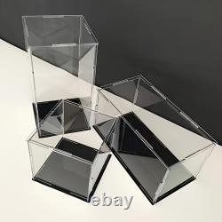 1pc Clear self assembled acrylic display box dustproof storage display cabinet