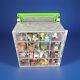 2014 Minecraft Stone Case 66 Mini Figure Lot Collector Display Case Storage