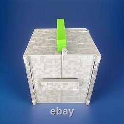 2014 Minecraft Stone Case 66 Mini Figure Lot Collector Display Case Storage