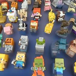 2014 Minecraft Stone Case 66 Mini Figure Lot Collector Display Case Storage