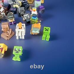 2014 Minecraft Stone Case 66 Mini Figure Lot Collector Display Case Storage