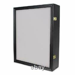20 Baseball Display Case Cabinet Holder Shadow Box Sports Collection Storage
