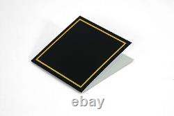 20 Piece Black Ebony Wood Pen Display Case Storage and Fountain Pen Collector
